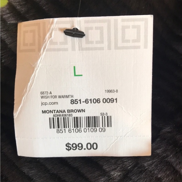 Liz Claiborne Brown Reversible Vest - Picture 4 of 4